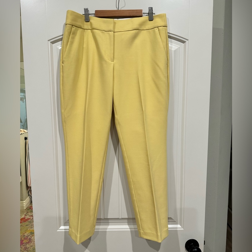 LOFT Julie Fit Yellow Women's Pants